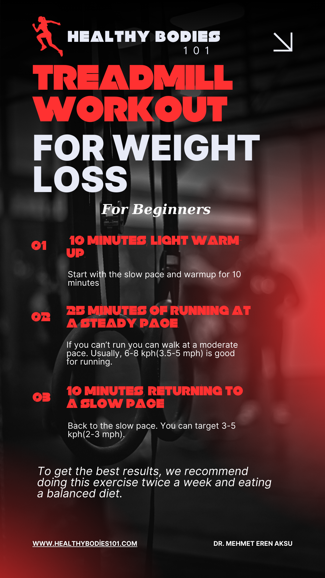 Treadmill Workout-For Weight Loss For Beginners