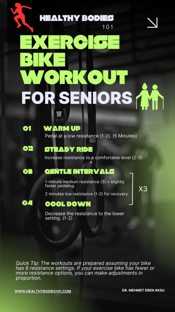 exercise bike workouts for seniors